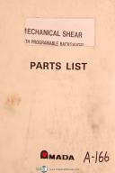 Amada-Amada M Series Mechanical Shear Parts List Manual Year (1984)-M-1245-M-1260-M-2045-M-2060-M-3045-M-3060-M-4045-M-4065-01